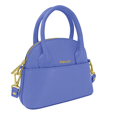 Borsa Donna Piccola a Mano con Tracolla, In Vera Pelle, Made in Italy, Modello Deva Parubi Borse - vista 2