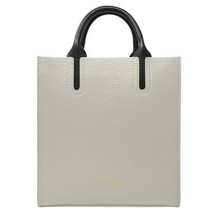Borsa Donna a Mano con Tracolla, In Vera Pelle Morbida, Made in Italy, Modello Clizia Parubi Borse Ghiaccio - vista 193