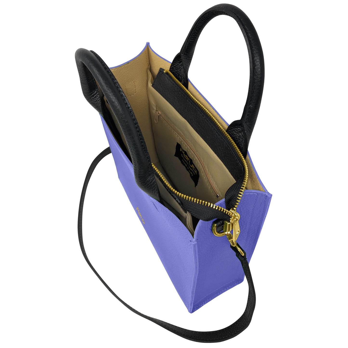 Borsa Donna a Mano con Tracolla, In Vera Pelle Morbida, Made in Italy, Modello Clizia Parubi Borse - vista 223
