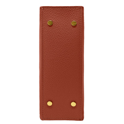 Borsa Donna a Mano con Tracolla, In Vera Pelle Morbida, Made in Italy, Modello Clizia Parubi Borse - vista 204