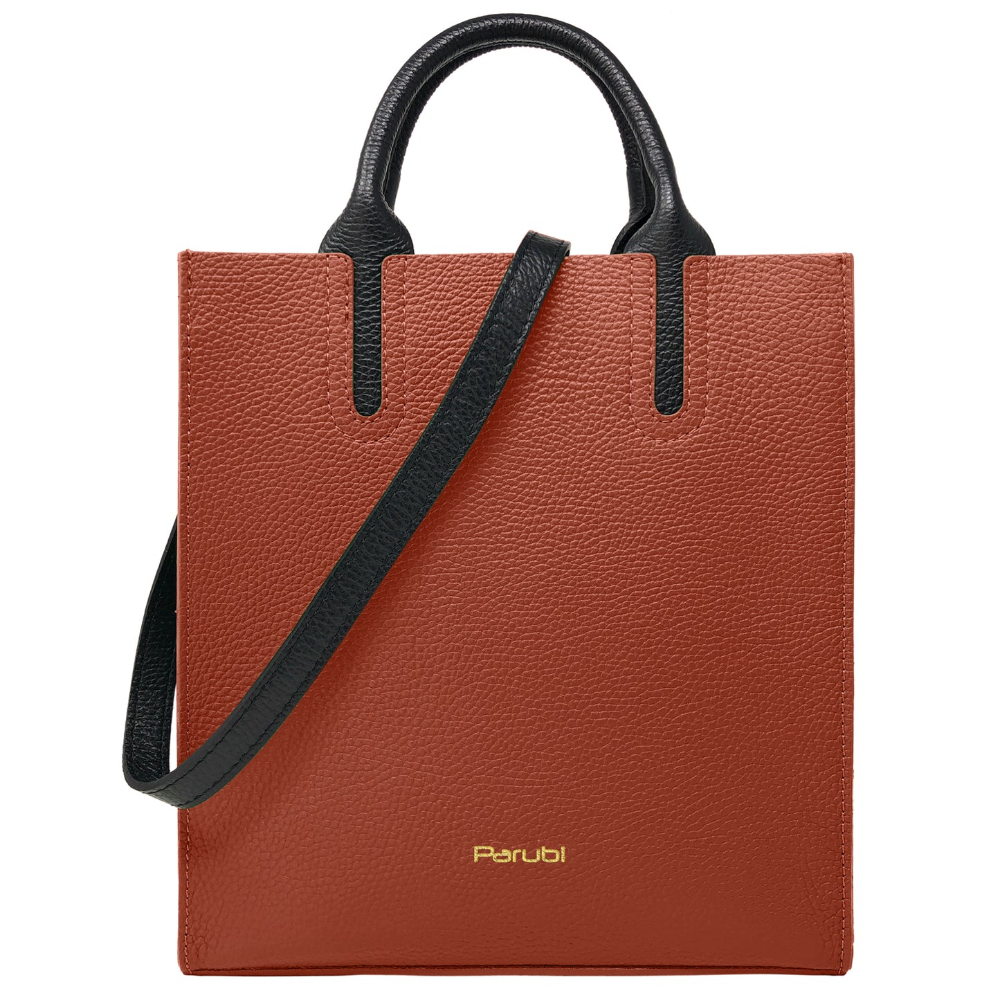 Borsa Donna a Mano con Tracolla, In Vera Pelle Morbida, Made in Italy, Modello Clizia Parubi Borse - vista 205