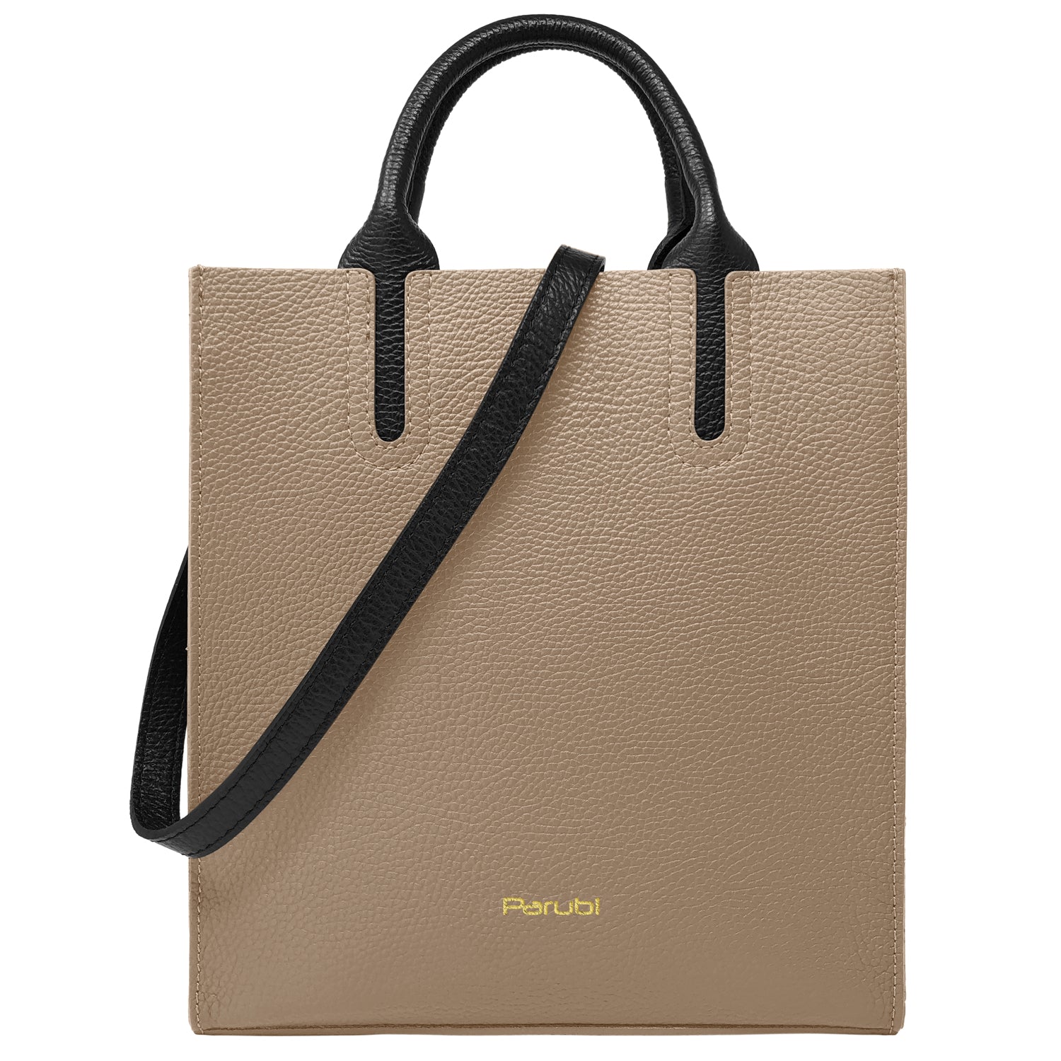 Borsa Donna a Mano con Tracolla, In Vera Pelle Morbida, Made in Italy, Modello Clizia Parubi Borse - vista 213