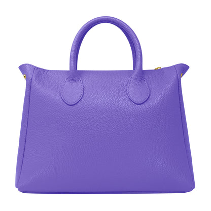 Borsa Donna a Mano con Tracolla, In Vera Pelle Morbida, Made in Italy, Modello Ada Parubi Borse - vista 112