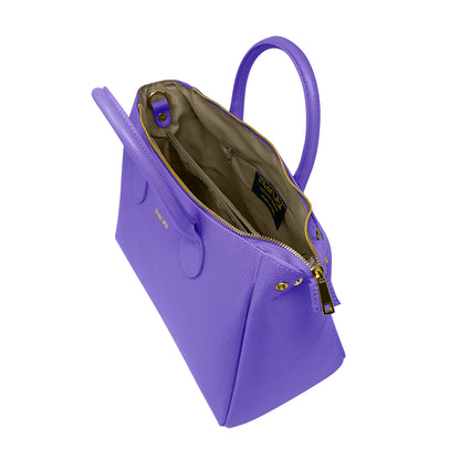 Borsa Donna a Mano con Tracolla, In Vera Pelle Morbida, Made in Italy, Modello Ada Parubi Borse - vista 113