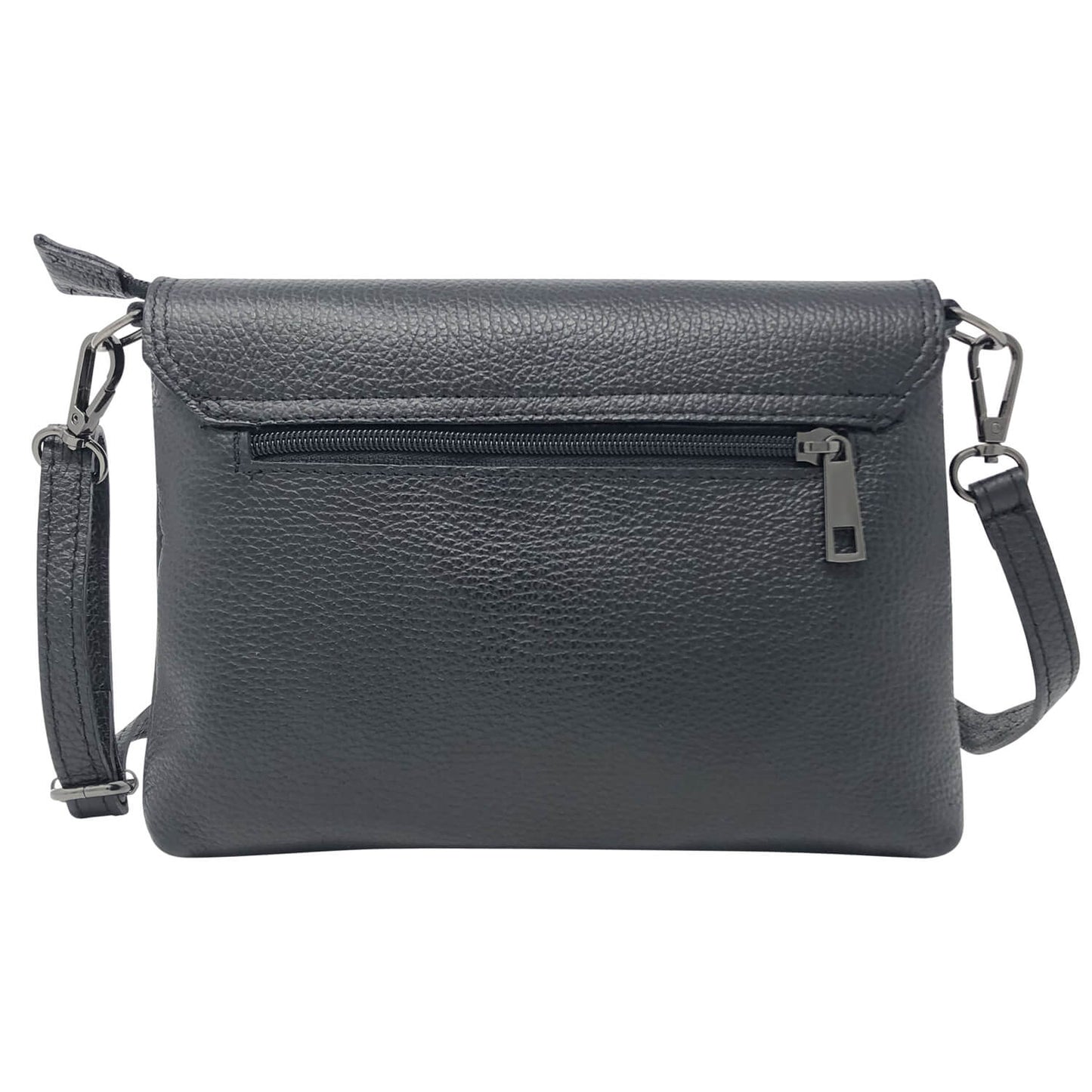 Borsa Donna a Mano con Tracolla, In Vera Pelle, Made in Italy, Modello Dalia Parubi Borse - vista 3