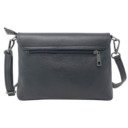 Borsa Donna a Mano con Tracolla, In Vera Pelle, Made in Italy, Modello Dalia Parubi Borse - vista 3
