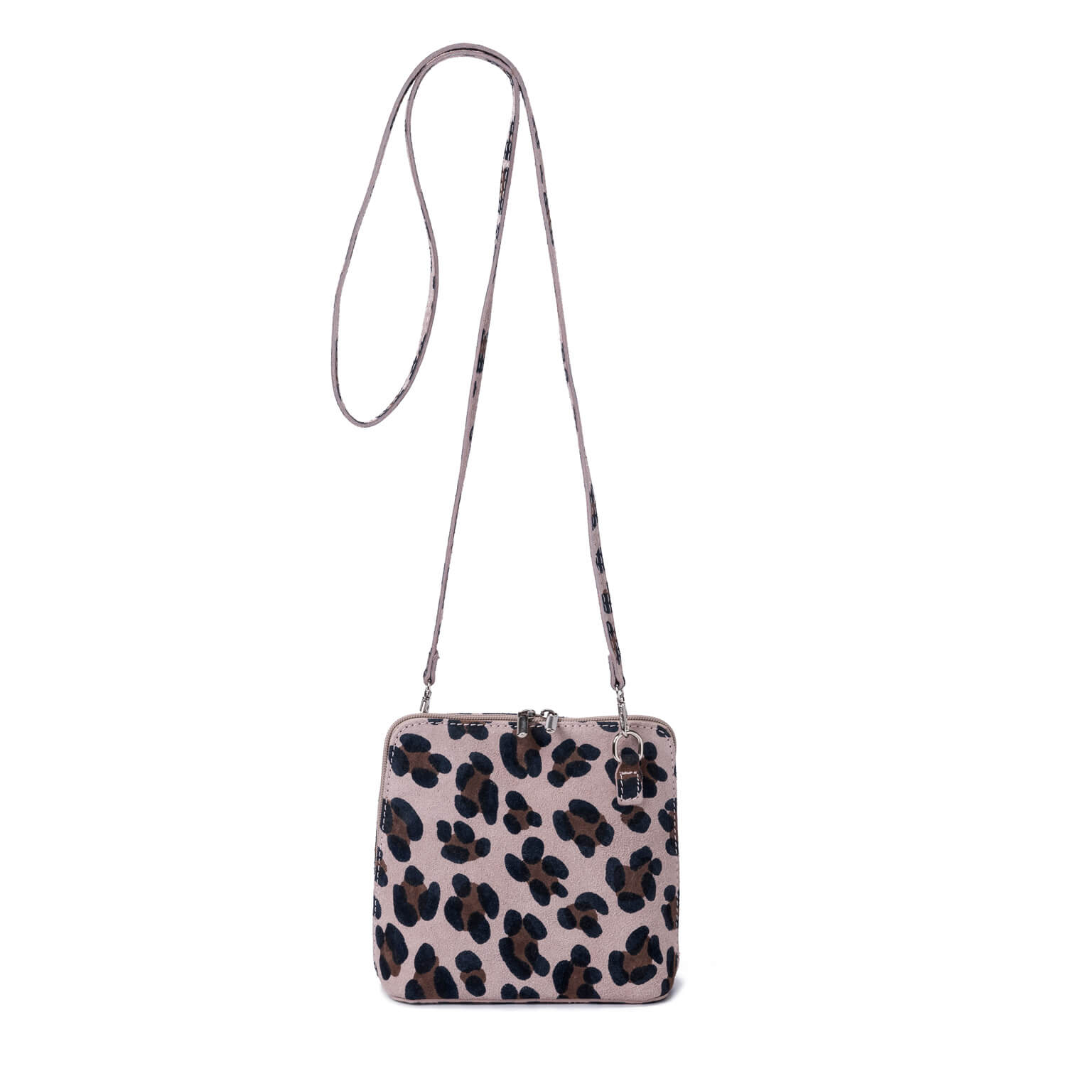 Borsa Donna a Tracolla, In Vera Pelle Scamosciata, Made in Italy, Modello Alina 4.0 Parubi Borse - vista 4