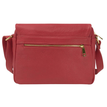 Borsa Donna Grande a Tracolla, In Vera Pelle, Made in Italy, Modello Adel Parubi Borse - vista 3
