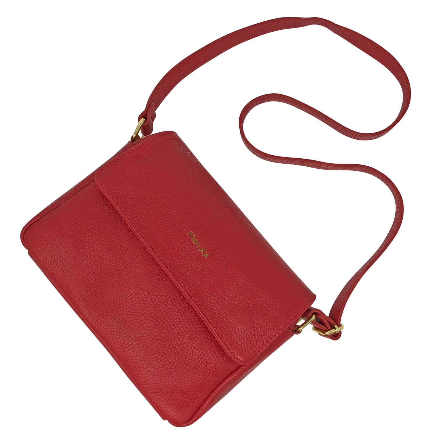 Borsa Donna Grande a Tracolla, In Vera Pelle, Made in Italy, Modello Adel